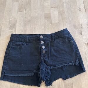 Blue Asphalt Dark Denim Jean Shorts